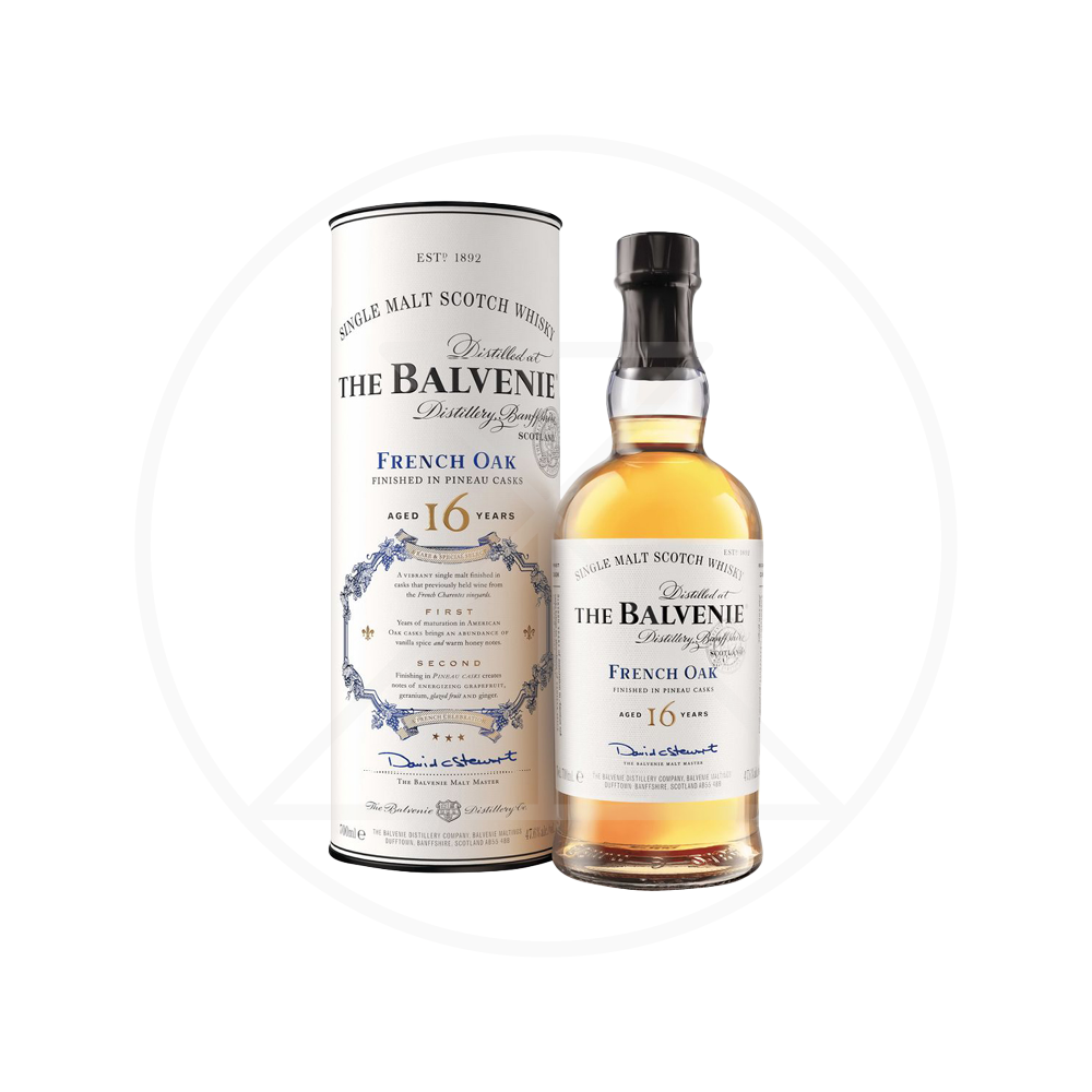 The Balvenie 16 Years French Oak Pineau Cask Single Malt Scotch Whisky 700ml