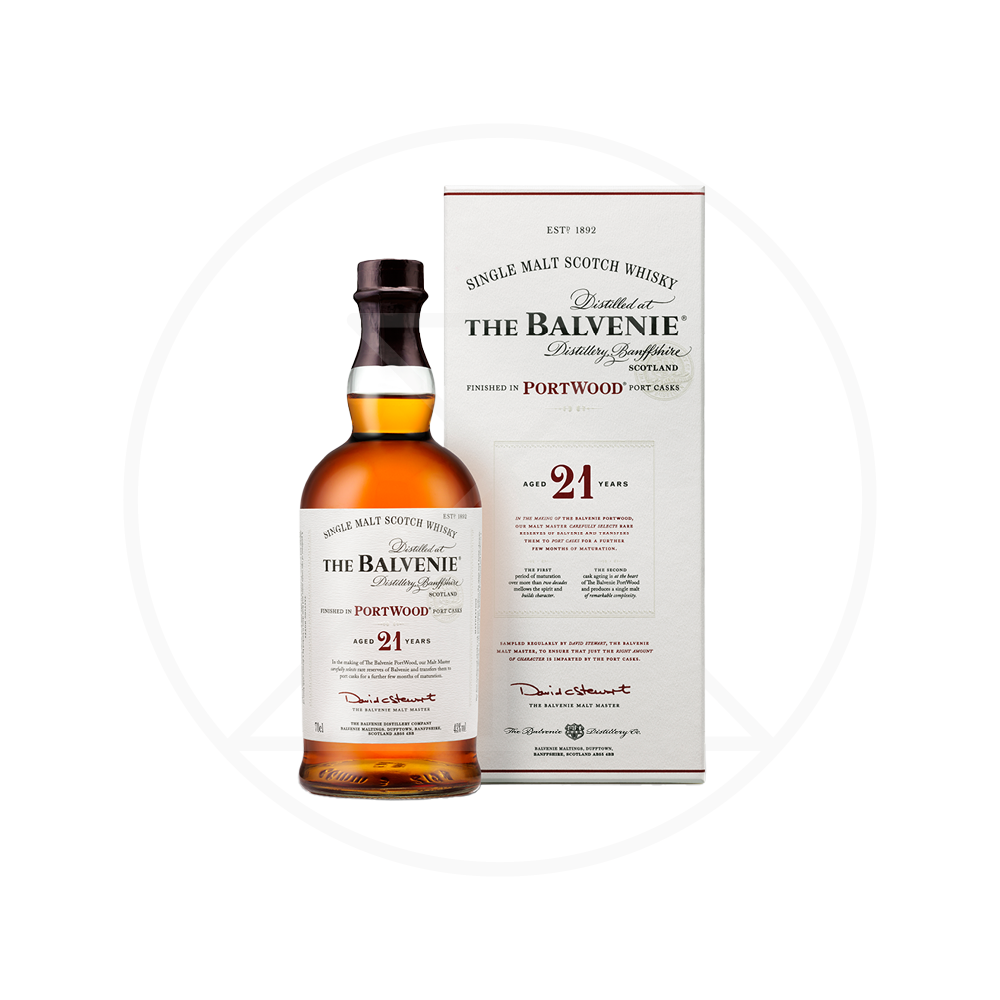 The Balvenie 21 Years Portwood Single Malt Scotch Whisky 700ml