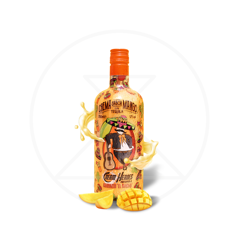 Cream Heroes Mariachi El Mango Tequila Cream Liqueur 700ml