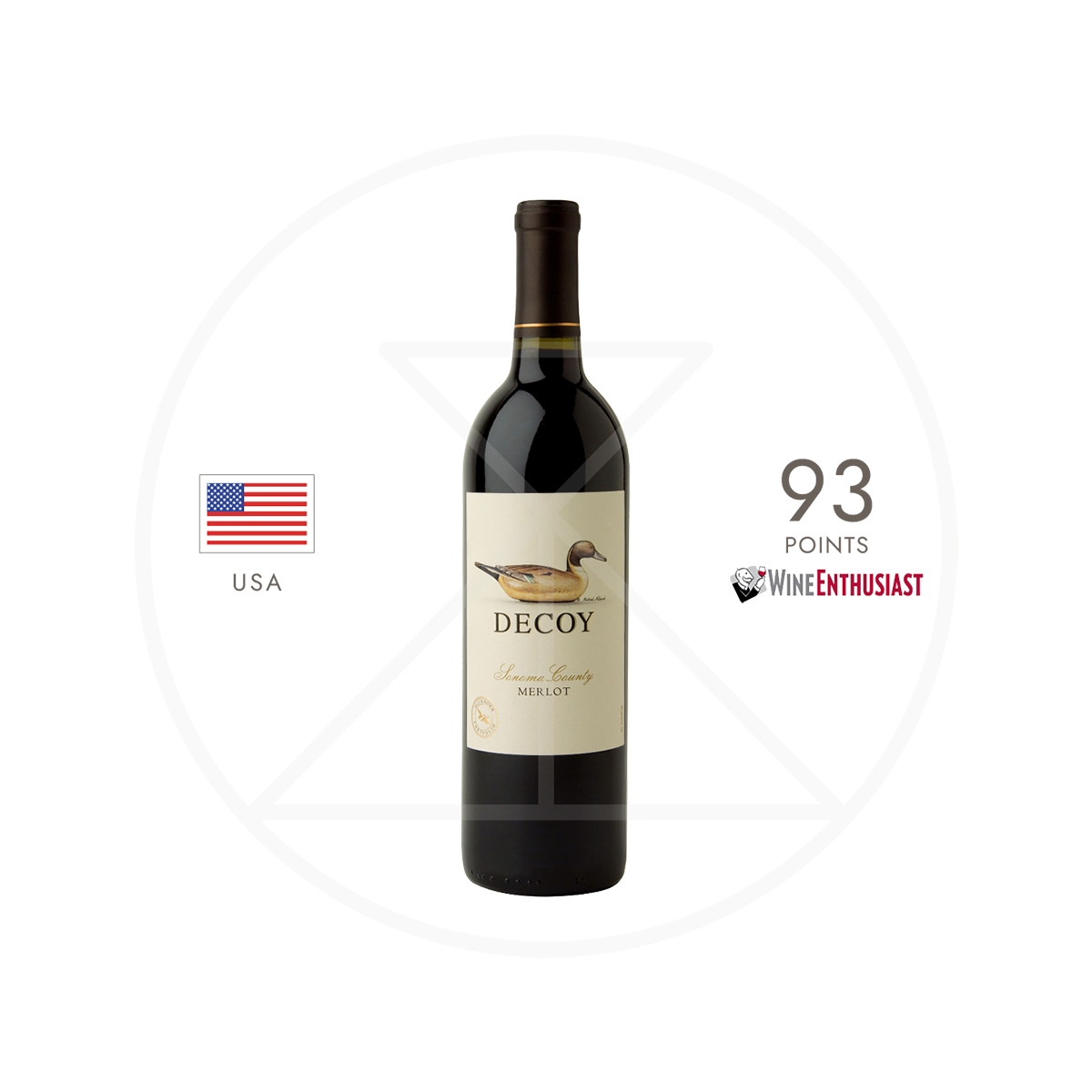 Duckhorn Decoy Merlot Red Wine 750ml