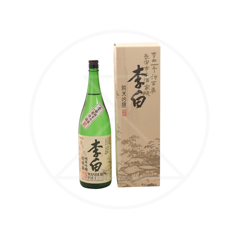 Rihaku Wandering Poet Junmai Ginjo Sake 720ml