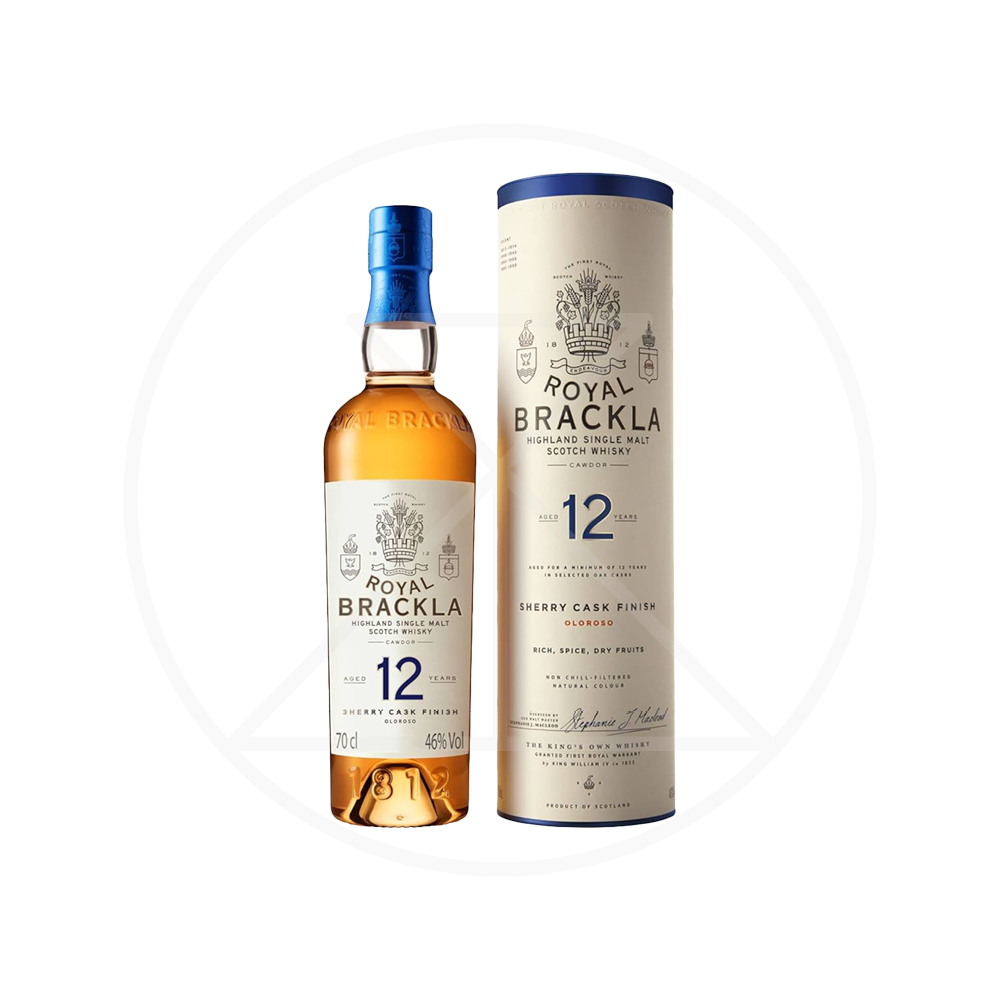 Royal Brackla 12 Year Old Sherry Cask Finish Single Malt Scotch Whisky 700ml