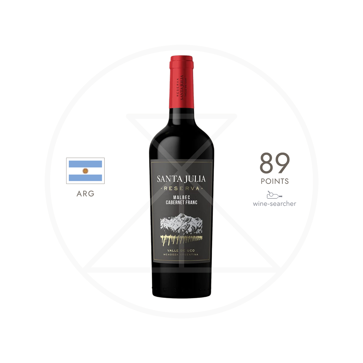 Santa Julia Reserva Malbec Cabernet Franc Red Wine 750ml