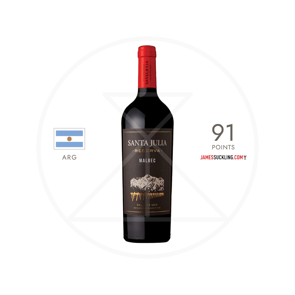 Santa Julia Reserva Malbec Red Wine 750ml