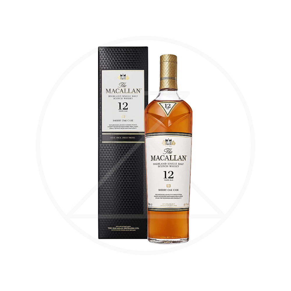 The Macallan 12 Years Old Sherry Oak Cask Single Malt Scotch Whisky 700ml