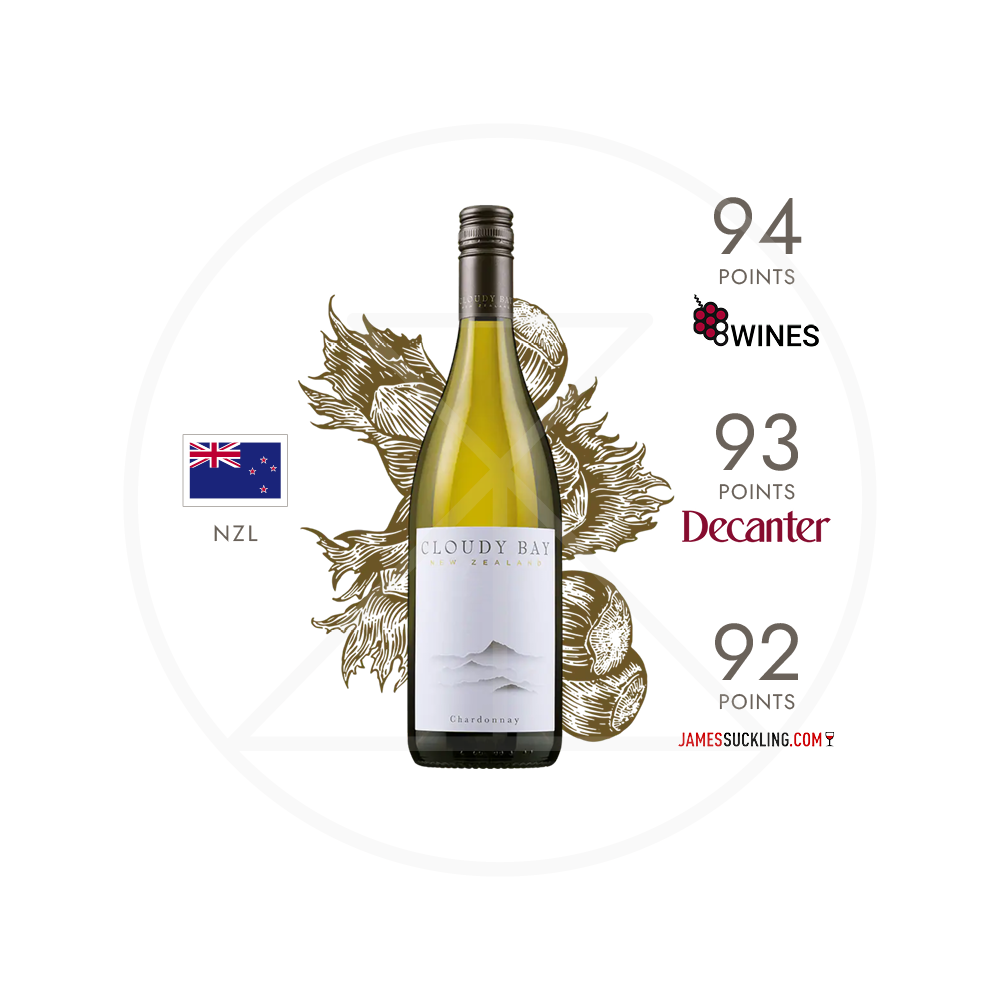 Cloudy Bay Chardonnay White Wine 750ml