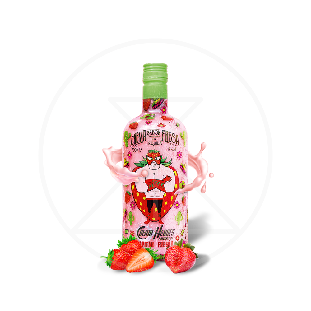 Cream Heroes Capitan Freson Strawberry Tequila Cream 700ml