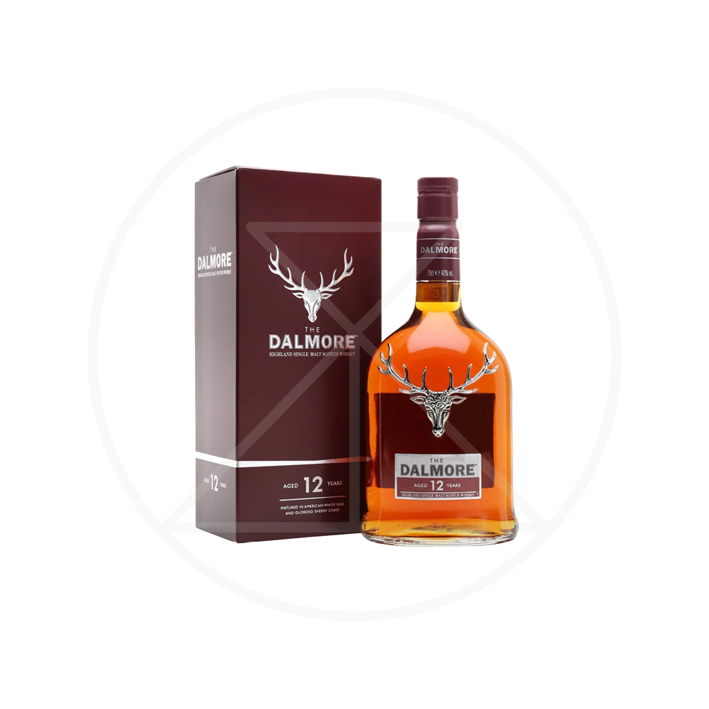 The Dalmore 12 Year Old Highland Single Malt Scotch Whisky 700ml
