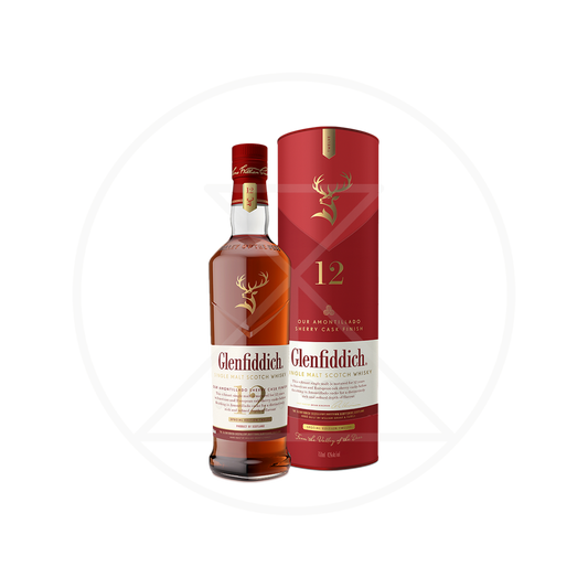 Glenfiddich 12 Year Old Sherry Cask Finish Single Malt Scotch Whisky 700ml