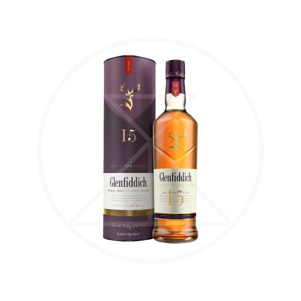 Glenfiddich 15 Year Old Single Malt Scotch Whisky 700ml