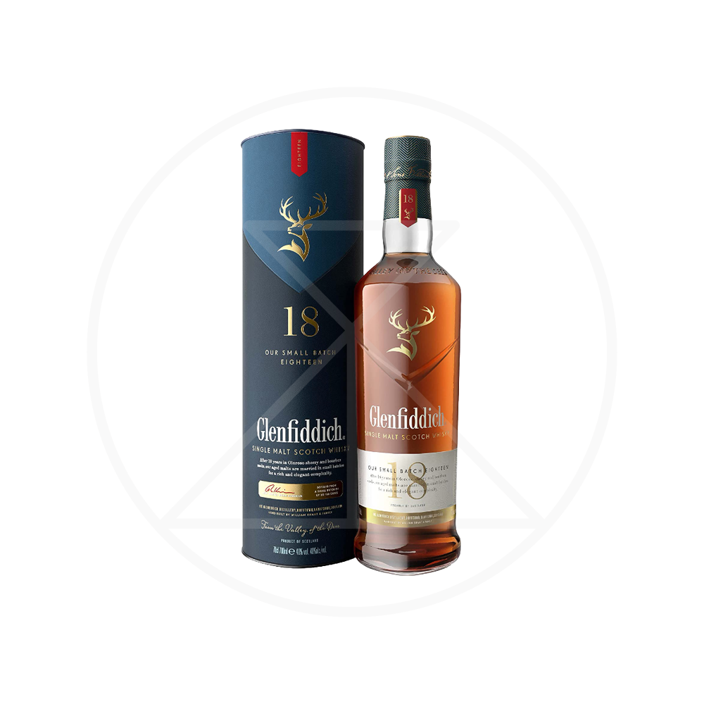 Glenfiddich 18 Year Old Single Malt Scotch Whisky 700ml