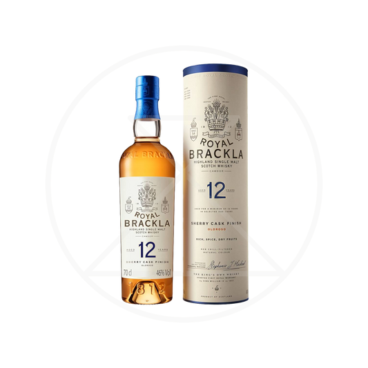 Royal Brackla 12 Year Old Sherry Cask Finish Single Malt Scotch Whisky 700ml