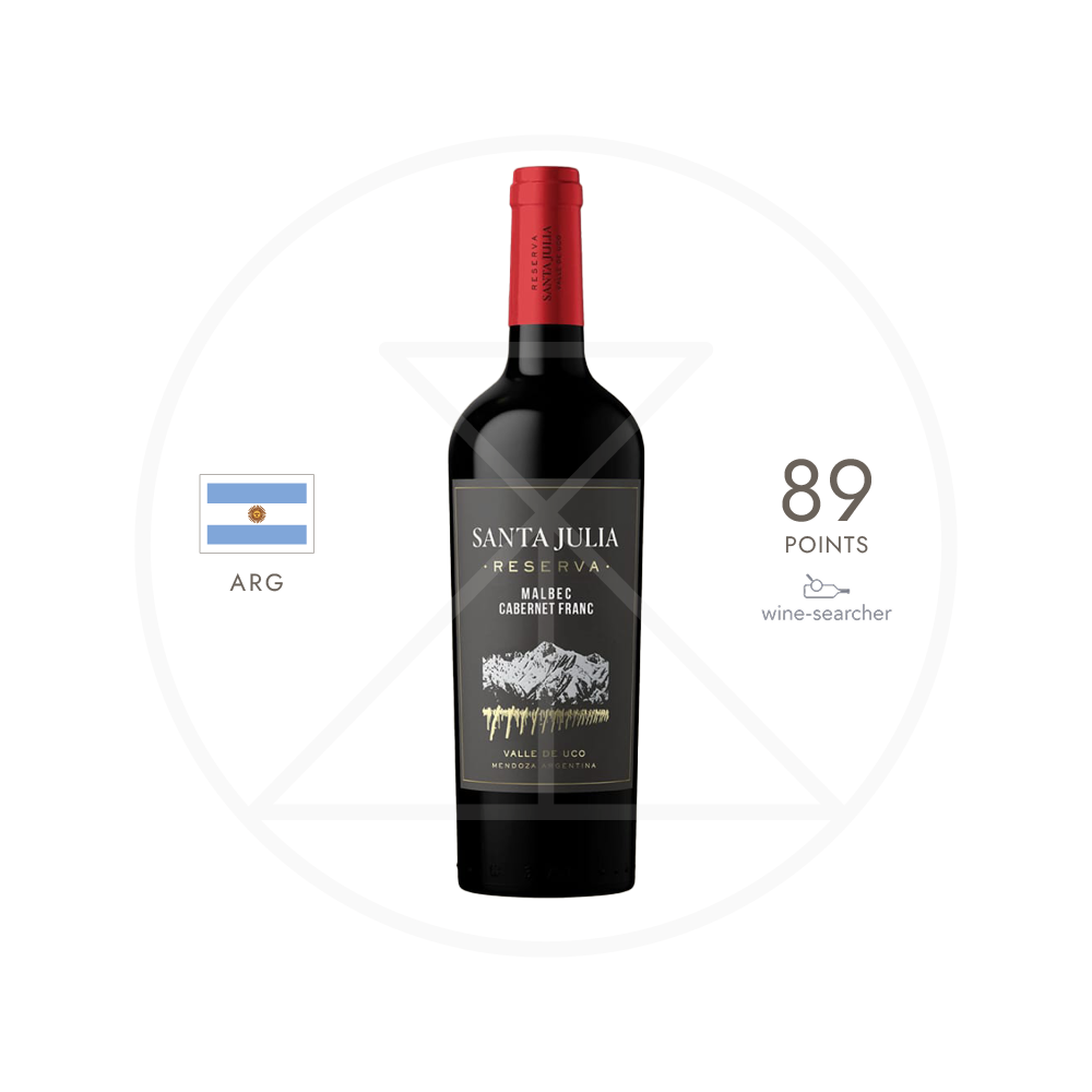 Santa Julia Reserva Malbec Cabernet Franc Red Wine 750ml