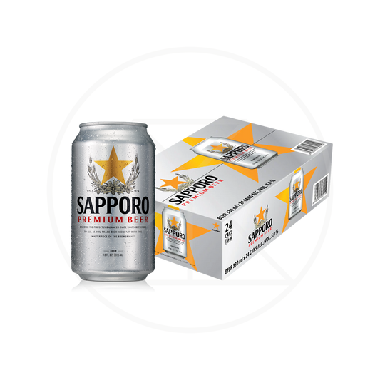 Sapporo Premium Beer 24 Can x 330ml