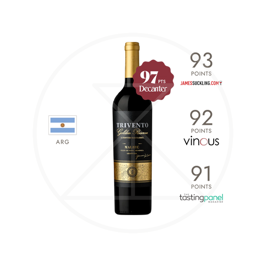 Trivento Golden Reserve Malbec Red Wine 750ml
