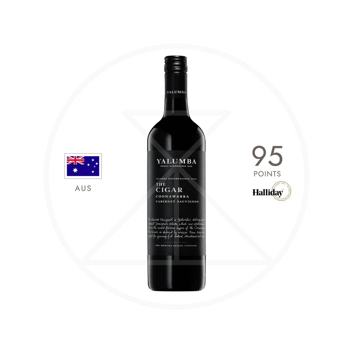 Yalumba The Cigar Cabernet Sauvignon Red Wine 750ml